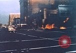 Image of burning building in riot after death of Martin Luther King Jr Washington DC USA, 1968, second 9 stock footage video 65675070919
