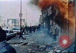 Image of burning building in riot after death of Martin Luther King Jr Washington DC USA, 1968, second 25 stock footage video 65675070919