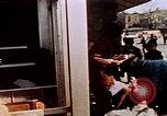 Image of burning building in riot after death of Martin Luther King Jr Washington DC USA, 1968, second 43 stock footage video 65675070919