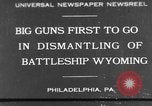 Standbild USS Wyoming Philadelphia Pennsylvania USA, 1931, aus Sekunde 1 historischem Filmmaterial Videoclip 65675070925