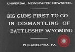 Standbild USS Wyoming Philadelphia Pennsylvania USA, 1931, aus Sekunde 4 historischem Filmmaterial Videoclip 65675070925
