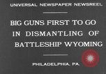 Standbild USS Wyoming Philadelphia Pennsylvania USA, 1931, aus Sekunde 6 historischem Filmmaterial Videoclip 65675070925