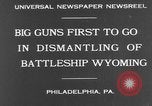 Standbild USS Wyoming Philadelphia Pennsylvania USA, 1931, aus Sekunde 7 historischem Filmmaterial Videoclip 65675070925