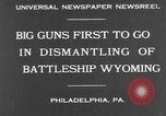 Standbild USS Wyoming Philadelphia Pennsylvania USA, 1931, aus Sekunde 8 historischem Filmmaterial Videoclip 65675070925