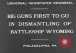 Standbild USS Wyoming Philadelphia Pennsylvania USA, 1931, aus Sekunde 10 historischem Filmmaterial Videoclip 65675070925