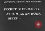Standbild rocket Sled Syracuse New York USA, 1931, aus Sekunde 1 historischem Filmmaterial Videoclip 65675070926