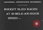Standbild rocket Sled Syracuse New York USA, 1931, aus Sekunde 6 historischem Filmmaterial Videoclip 65675070926