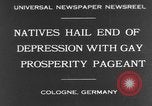 Image of Rose Monday festival Cologne Germany, 1931, second 1 stock footage video 65675070927