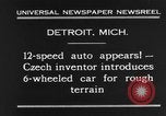Immagine di 6 ruote di auto Detroit Michigan USA, 1931, secondo 6 filmato di repertorio 65675070928