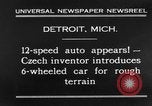 Immagine di 6 ruote di auto Detroit Michigan USA, 1931, secondo 8 filmato di repertorio 65675070928