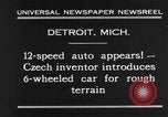 Immagine di 6 ruote di auto Detroit Michigan USA, 1931, secondo 9 filmato di repertorio 65675070928