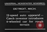 Immagine di 6 ruote di auto Detroit Michigan USA, 1931, secondo 10 filmato di repertorio 65675070928