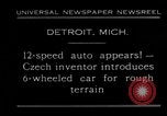 Immagine di 6 ruote di auto Detroit Michigan USA, 1931, secondo 11 filmato di repertorio 65675070928