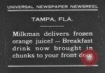 Immagine di Congelati succhi di arancia Tampa Florida USA, 1931, secondo 1 filmato di repertorio 65675070929