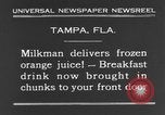 Immagine di Congelati succhi di arancia Tampa Florida USA, 1931, secondo 5 filmato di repertorio 65675070929