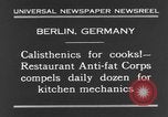 Immagine di Calisthenics per cuochi Berlino Germania, 1931, secondo 10 filmato di repertorio 65675070931