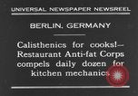 Immagine di Calisthenics per cuochi Berlino Germania, 1931, secondo 11 filmato di repertorio 65675070931