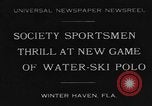 Standbild Wasser-ski Polo Winter Haven Florida USA, 1931, aus Sekunde 1 historischem Filmmaterial Videoclip 65675070932