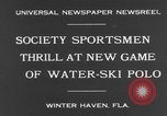 Standbild Wasser-ski Polo Winter Haven Florida USA, 1931, aus Sekunde 9 historischem Filmmaterial Videoclip 65675070932