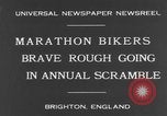 Standbild Marathon Fahrrad-Rennen Brighton England, 1931, aus Sekunde 3 historischem Filmmaterial Videoclip 65675070933