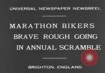 Standbild Marathon Fahrrad-Rennen Brighton England, 1931, aus Sekunde 7 historischem Filmmaterial Videoclip 65675070933