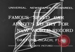 Standbild Geschwindigkeit Auto Daytona Beach Florida USA, 1932, aus Sekunde 7 historischem Filmmaterial Videoclip 65675070936