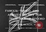 Standbild Geschwindigkeit Auto Daytona Beach Florida USA, 1932, aus Sekunde 8 historischem Filmmaterial Videoclip 65675070936