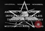 Standbild Dynasphere Weston-super-Mare Großbritannien, 1932, aus Sekunde 1 historischem Filmmaterial Videoclip 65675070938