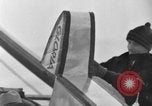 Standbild rocket Flugzeug mail Test Greenwood Lake New York USA, 1936, aus Sekunde 16 historischem Filmmaterial Videoclip 65675070941