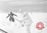 Standbild rocket Flugzeug mail Test Greenwood Lake New York USA, 1936, aus Sekunde 30 historischem Filmmaterial Videoclip 65675070941