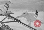 Standbild rocket Flugzeug mail Test Greenwood Lake New York USA, 1936, aus Sekunde 34 historischem Filmmaterial Videoclip 65675070941