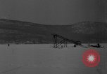Standbild rocket Flugzeug mail Test Greenwood Lake New York USA, 1936, aus Sekunde 36 historischem Filmmaterial Videoclip 65675070941