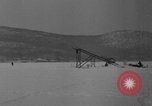 Standbild rocket Flugzeug mail Test Greenwood Lake New York USA, 1936, aus Sekunde 38 historischem Filmmaterial Videoclip 65675070941