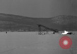 Standbild rocket Flugzeug mail Test Greenwood Lake New York USA, 1936, aus Sekunde 42 historischem Filmmaterial Videoclip 65675070941