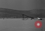 Standbild rocket Flugzeug mail Test Greenwood Lake New York USA, 1936, aus Sekunde 43 historischem Filmmaterial Videoclip 65675070941