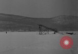 Standbild rocket Flugzeug mail Test Greenwood Lake New York USA, 1936, aus Sekunde 45 historischem Filmmaterial Videoclip 65675070941