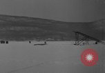 Standbild rocket Flugzeug mail Test Greenwood Lake New York USA, 1936, aus Sekunde 48 historischem Filmmaterial Videoclip 65675070941