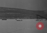 Standbild rocket Flugzeug mail Test Greenwood Lake New York USA, 1936, aus Sekunde 51 historischem Filmmaterial Videoclip 65675070941