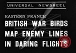 Standbild britische Flieger Ost Frankreich, 1939, aus Sekunde 3 historischem Filmmaterial Videoclip 65675070942