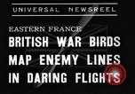 Standbild britische Flieger Ost Frankreich, 1939, aus Sekunde 5 historischem Filmmaterial Videoclip 65675070942