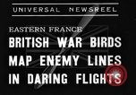 Standbild britische Flieger Ost Frankreich, 1939, aus Sekunde 6 historischem Filmmaterial Videoclip 65675070942