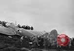 Image of Sightseers  surround downed German Heinkel He-111bomber Scotland United Kingdom, 1939, second 14 stock footage video 65675070948