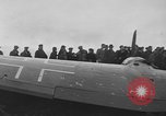 Image of Sightseers  surround downed German Heinkel He-111bomber Scotland United Kingdom, 1939, second 21 stock footage video 65675070948