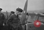 Image of Sightseers  surround downed German Heinkel He-111bomber Scotland United Kingdom, 1939, second 24 stock footage video 65675070948