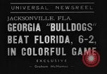 Standbild American Football Match Jacksonville Florida USA, 1939, aus Sekunde 5 historischem Filmmaterial Videoclip 65675070955