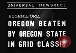 Standbild American Football Match Eugene Oregon USA, 1939, aus Sekunde 8 historischem Filmmaterial Videoclip 65675070956