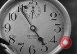 Image of spider in clock Akron Ohio USA, 1932, second 17 stock footage video 65675070961