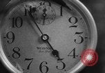 Image of spider in clock Akron Ohio USA, 1932, second 21 stock footage video 65675070961