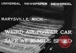 Immagine di Aria auto alimentato Marysville Michigan USA, 1932, secondo 9 filmato di repertorio 65675070962