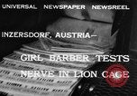 Immagine di Ragazza barbiere Inzersdorf Austria, 1932, secondo 5 filmato di repertorio 65675070963